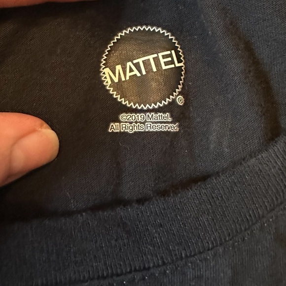 Barbie Black T Shirt Mattel/Port and Company Womens Large Pink Print - Picture 4 of 4